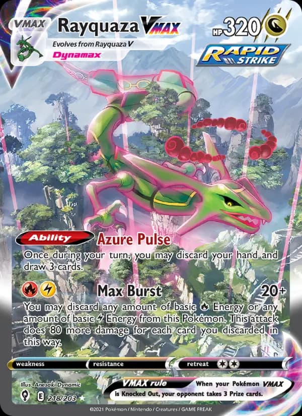 Rayquaza VMAX #218