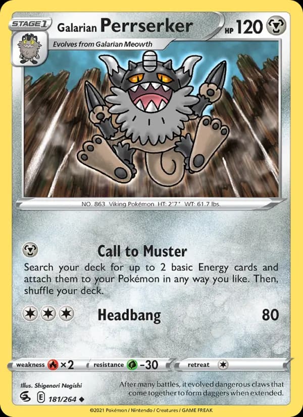 Galarian Perrserker #181