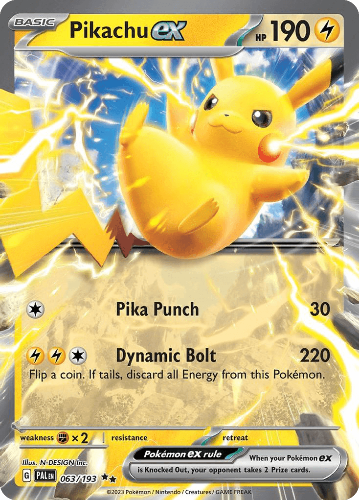 Pikachu ex #63