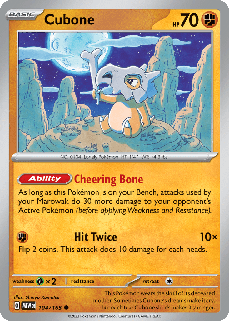 Cubone #104