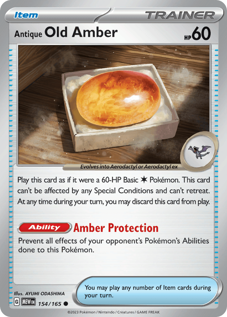 Antique Old Amber #154