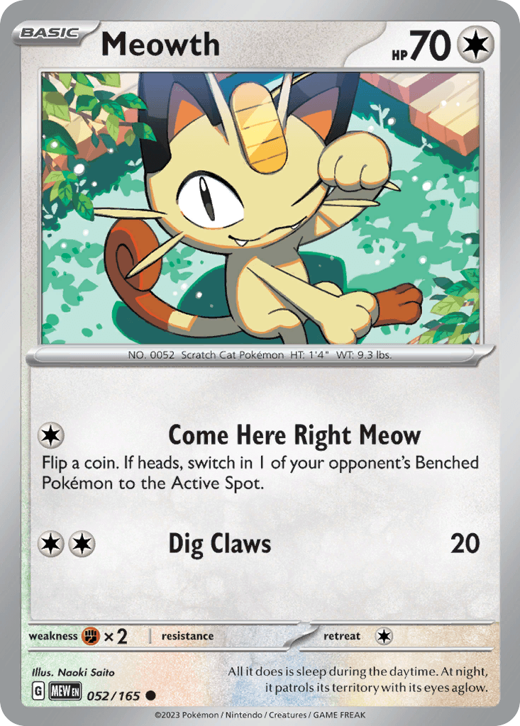 Meowth #52