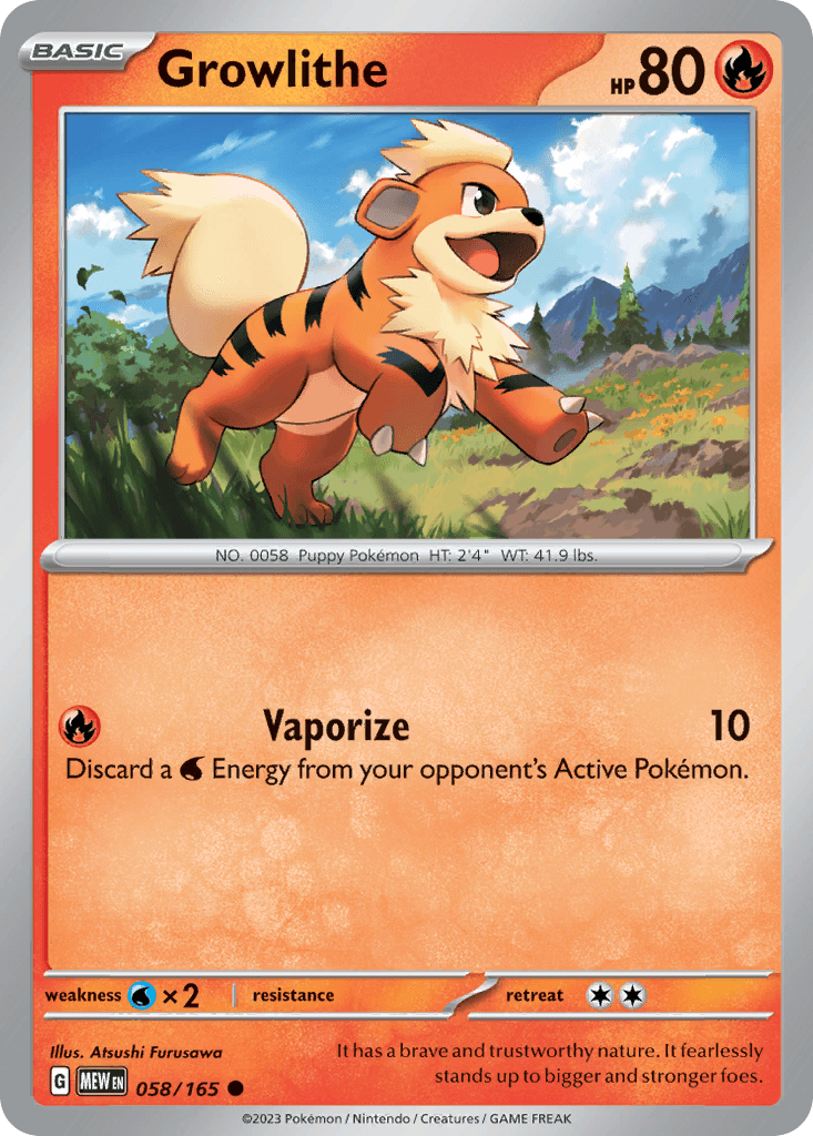 Growlithe #58