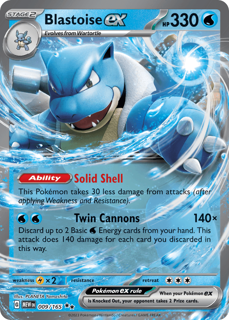 Blastoise ex #9
